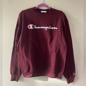 Champion Crewneck Sweater Maroon | Size M | Used